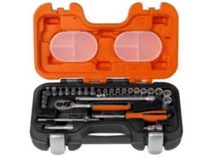 Dopsleutelset 1/4" metrisch 29-delig